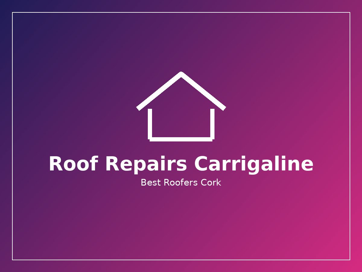 Roof repair being carried out on a home in Carrigaline, Cork